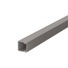 Kabeļu kanāls ar perforēto pamatni 20x20x2000, PVC, akmens pelēks, 7030