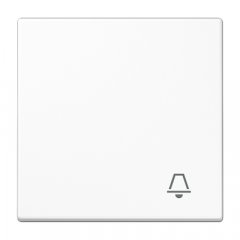 Taustiņs 1-viet, ar zvana simbolu, duroplasts, Serie LS, balts