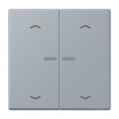 JUNG HOME taustiņš 2-viet, ar bultiņu simboliem<br />
, Serie LS, gris clair 59