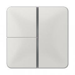 Taustiņs 3-viet, F40, Serie CD, gaiši pelēks