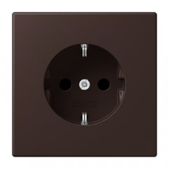 Kontaktligzda SCHUKO, 16 A 250 V ~, ar bērnu drošību, Serie LS, terre d’ombre brûlée 59