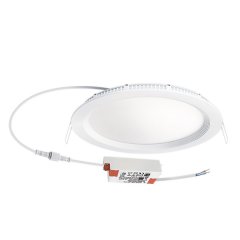 LED downlight for installation in ceiling/wall cuts with 225mm 18W 4K incl. std driver on/off