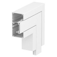 Plakans leņķis ALU Stabils, neregulējams 53x100x175, Alu, dzidri balts, 9010