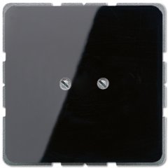 Nosedzošais vāks (tukša virsma), duroplasts, Serie CD, melns