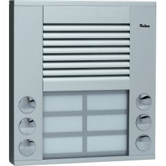 Virsapmetuma ārejais namrunis (door-phone) 20 mm ar 6 zvaniem divās rindās