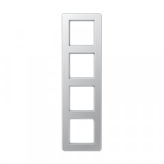 Rāmītis 4-vietīgs, vertikālā un horizontālā montāža, termoplasts krāsots, A FLOW, alumīnija