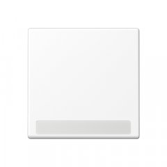 Taustiņs 1-viet, marķējams, termoplasts, Serie A, sniegbalts matēts