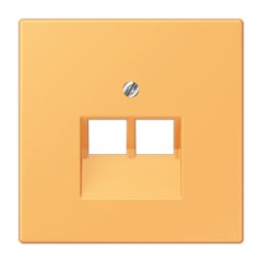 Virsma IAE/UAE-datu rozetei 2 x 8-polig, termoplasts lakots, Serie LS, ocre jaune clair