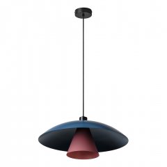 Decor Flying Mushroom Pendant E27 Blue