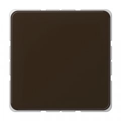 Nosedzošais vāks (tukša virsma), termoplasts, Serie CD, brūns