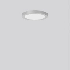 TRIXY round, 9...15 W, 990...1650 lm, 830, 840, silver, on/off Surface mounted downlights, Recessed