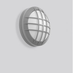 Gaismeklis ROUNDED midi, 11 W, 500 lm, 840, silver, Phase-cut Ceiling and wall luminaires, D 268 H 100, Plastic (PC) opal