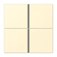 Taustiņs 4-viet, F40, Serie LS, blanc