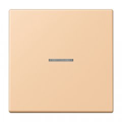 Taustiņs 1-viet, ar indikācijas logu, Serie LS, terre sienne claire 31