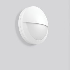 Gaismeklis ROUNDED midi, 10 W, 170 lm, 830, white, on/off Wall luminaires, D 268 H 96, Plastic (PC) opal