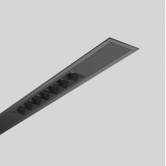 Gaismeklis LESS IS MORE BEAMLINE, 23 W, 2050 lm, 930, black, DALI Recessed ceiling luminaires, L 1141 B 71 H 2 HEL 106, Mini-Reflector-System