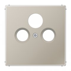 Centrālplate unversālā Sat/BK, Serie LS, krāsa nerūsējošais tērauds