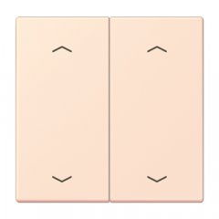 Taustiņs KNX slēdzim, ar virzienrādītāju 2-viet, Serie LS, orange pâle