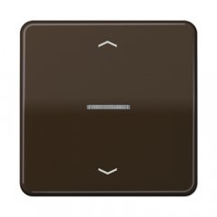 eNet taustiņš 1-viet, ar bultiņu simboliem<br />
, duroplasts, Serie CD, brūns