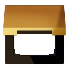 Rozetes vāks ar atsperi, Metall zelta krāsā PVD-beschichtet, Serie LS,