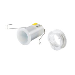 Recessed ceiling-mounted presence detector 360°, range approx. Ø 6 m, DALI-bus, remotely controlled