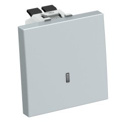 Slēdzis ar indikātoru 10 A, 250 V, PC, alumīnija lakots WS-UKL AL1