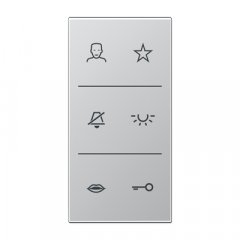 Virsma ar simboliem Video, F50, Serie LS, alumīnijs