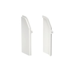 Sānu nosegs ierīču kārbai SL 9010 labais + kreisais, PVC, dzidri balts, 9010