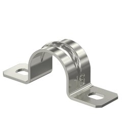 Stiprināšanas skava divpusīga 16mm, V4A, 1.4571, 2B