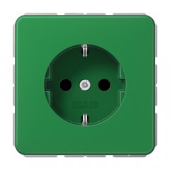 Kontaktligzda SCHUKO, 16 A 250 V ~, termoplasts, Serie CD, zaļš