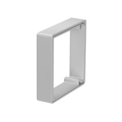 Malu aizsarggredzens priekš LKM kabeļu kanāla 80x80mm, PE, pelēks