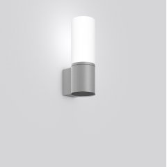 Gaismeklis MEGA TUBE, 10 W, 670 lm, 840, silver, Sensor Wall luminaires, L 160 B 115 H 338, Opal glass, HF movement sensor