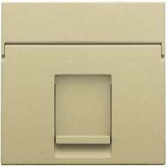 Central plate data 1x RJ, gold coated