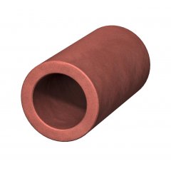 Pipe shell Ø78x150mm, brūns FBA-DR150