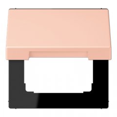 Rozetes vāks ar atsperi, termoplasts krāsots, Serie LS, l'ocre rouge clair