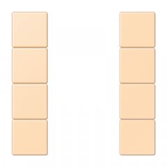 Taustiņs 4-viet, F50, Serie LS, ocre