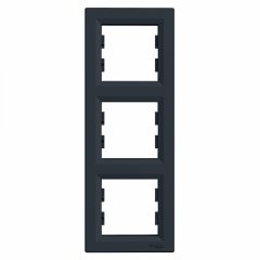 Asfora 3-vietīgs vertikāls rāmis, antracīts