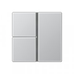 Taustiņs 3-viet, F40, Serie A, alumīnijs