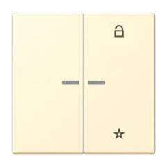 eNet taustiņš unversālais 2-viet, duroplasts, Serie LS, blanc