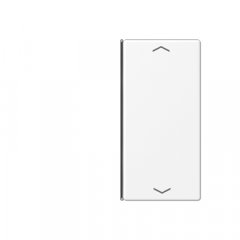 Taustiņs slēdzim 2-viet, ar virzienrādītāju, F40, Serie A, sniegbalts matēts