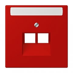 Virsma IAE/UAE-datu rozetei 2 x 8-polig, marķējams, termoplasts lakots, Serie LS, rouge vermillon 31