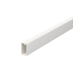 Kabeļu kanāls ar perforētu pamatni 10x20x2000, PVC, bez caurumiem