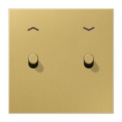 Virsma slēdžiem, 1-viet, 2 cilindrisks rotācijas slēdzis, ar virzienrādītāju, Serie LS 1912, misiņš