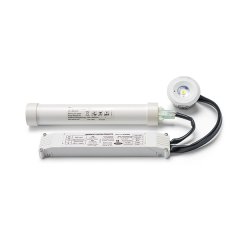 Emergency light with 3 hour emergency light duration, recessed ceiling mounting, LED, self-control feature