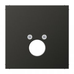 Virsma ar 1 vietām 18,5 mm Ø, Aluminium lackiert, Serie LS, antracīts (lakots alumīnijs)