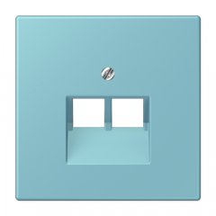 Virsma IAE/UAE-datu rozetei 2 x 8-polig, termoplasts lakots, Serie LS, céruléen moyen