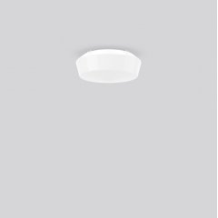 Gaismeklis DKN CLASSIC, white, on/off Ceiling and wall luminaires, D 250 H 105, Opal glass