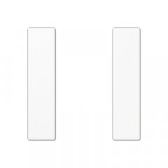 Taustiņs 1-viet, F50, Serie AS/A, balts