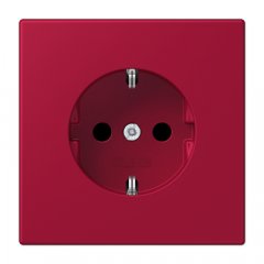 Kontaktligzda SCHUKO, 16 A 250 V ~, ar bērnu drošību, Serie LS, rouge carmin