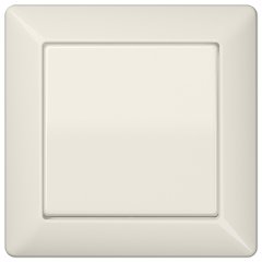 Taustiņs 1-viet, ar rāmi, duroplasts, Serie AS, ziloņkaula